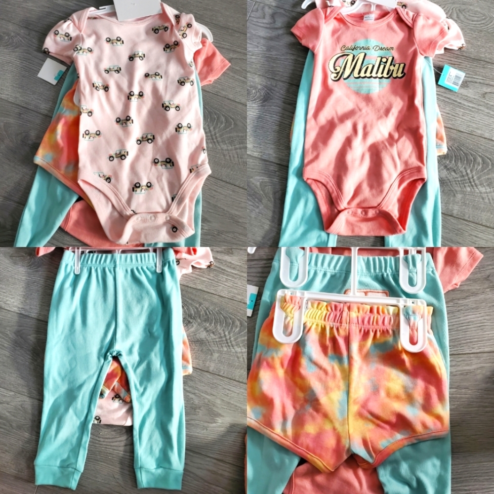4 piece girls summer set